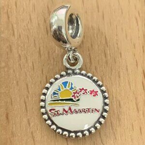 Pandora St Maarten Exclusive Dangle Charm Pendant, S925 Silver Bracelets